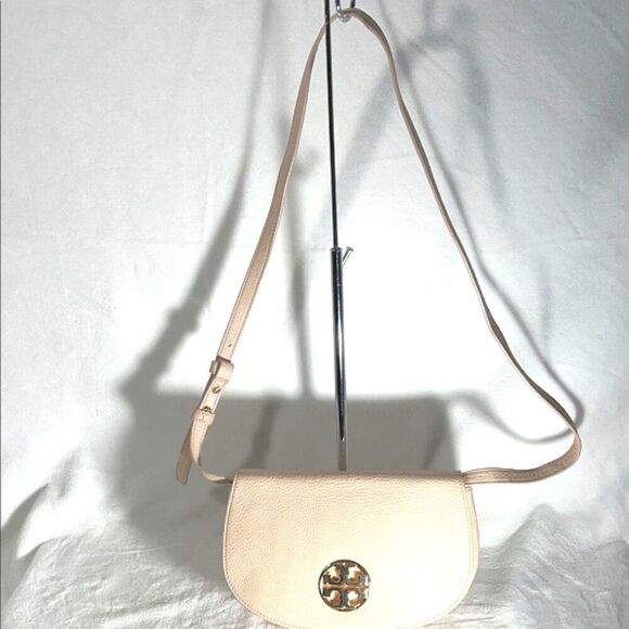 Tory Burch Handbags - Tory Burch Jamie Crossbody Saddle Bag - Blush Pink